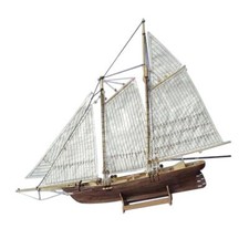 Racing Yacht   Boat Kit Unassembled: Build Your Own Wooden Model Ship