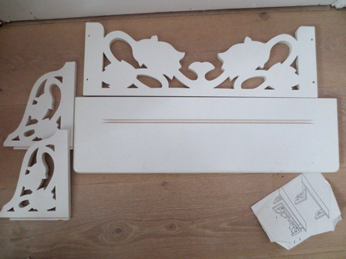 Unused white decorative - decorative, cut