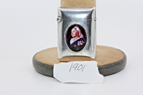 Queen victoria silver match - queen,