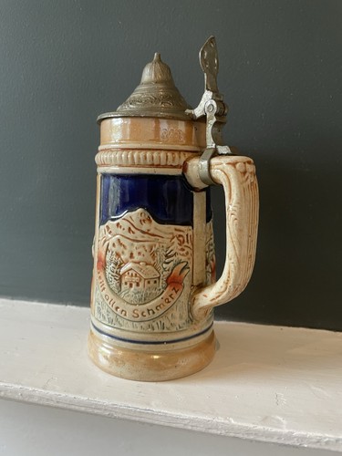 Vintage german beer stein - vintage,