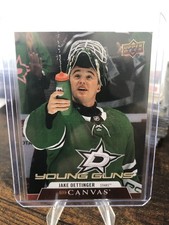2020-21 Upper Deck Series 1 - Jake Oettinger Canvas Young Guns #C98 Stars RC!!!
