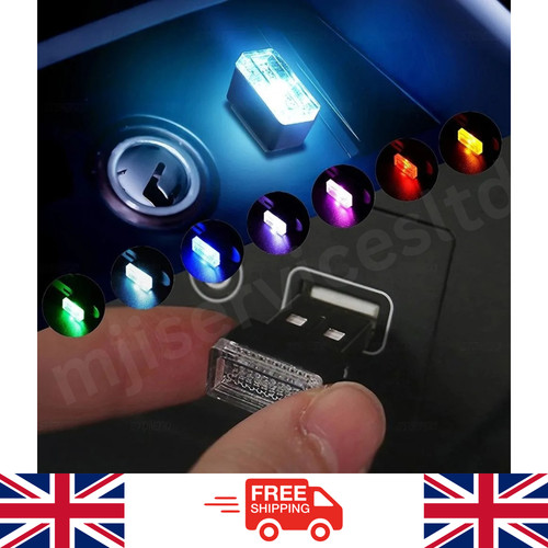 Color mini usb led car - usb, light