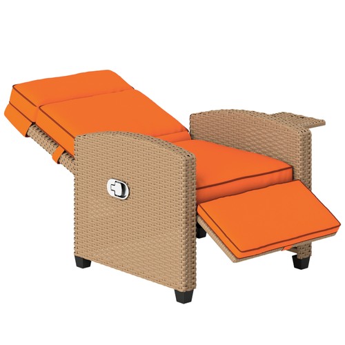 145 reclining rattan - 145, armchair