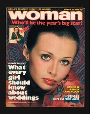 Woman  Magazine 1976-1985 Back Issues STORIES RECIPE HINTS SEWING PATTERN