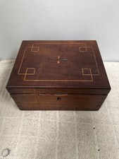 Victorian Inlaid Mahogany Box