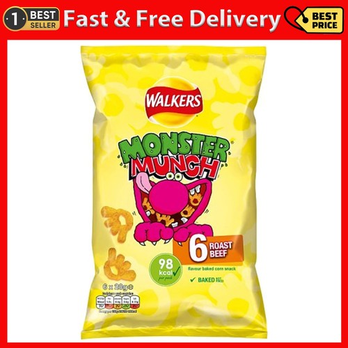 Walkers monster munch - walkers, roast