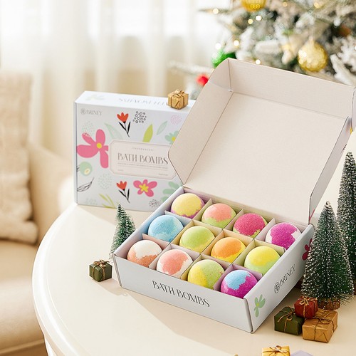 12x scented bath bombs natural - scented,