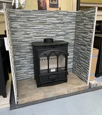 FIREPLACE CHAMBER PIECES - Ideal for Stoves - In STAGGERED GREY TILE - RRP £499!