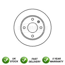 Brake Disc Front SJR Fits Ford