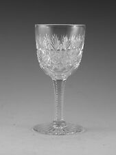 Thomas WEBB Crystal - WELLINGTON Cut - Sherry Glass / Glasses - 4 1/2" (Round)