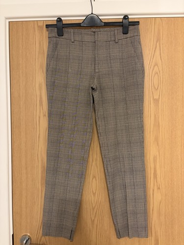Zara plaid tailored slim - zara,