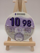 FODEN HGV 1998 Original Stamped Old Road Car Car's Lorries Lorry Tax Disc Rare