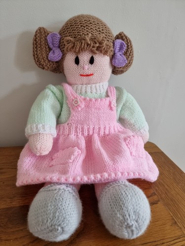 Hand knitted toys poppy a - knitted, "poppy,