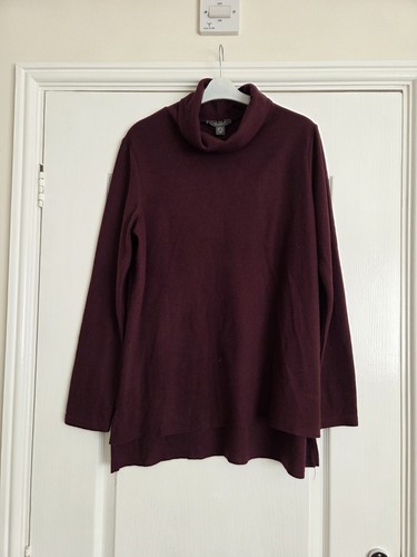 Womens burgundy cowl neck - burgundy,