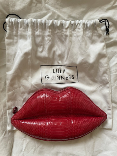 Lulu guinness red - guinness, leather
