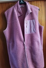Pink Teddy Fleece Gilet Size 16. Free Postage