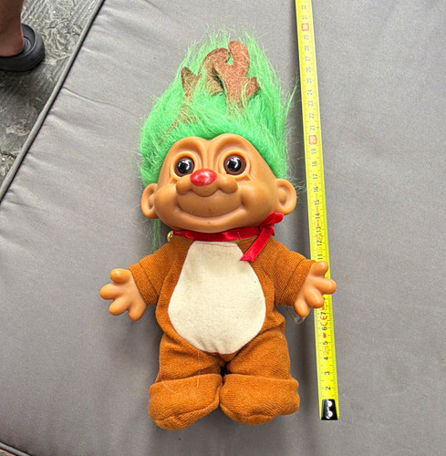 Troll doll 250mm green - doll,