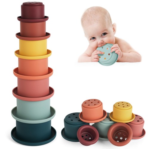 Vicloon baby stacking cups - stacking, 7