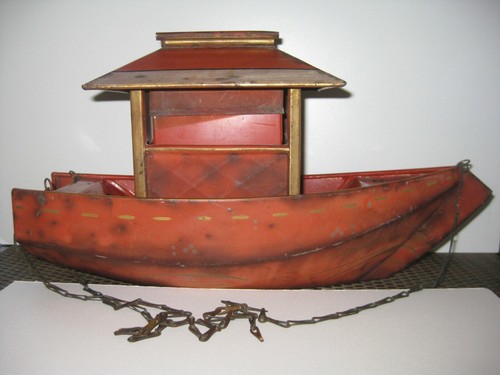 Iconic chinese junk ship metal - chinese,