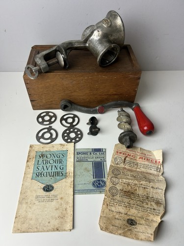 Vintage spong national mincer - spong,