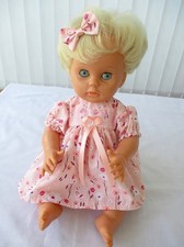 Dolls clothes pink  print tiny