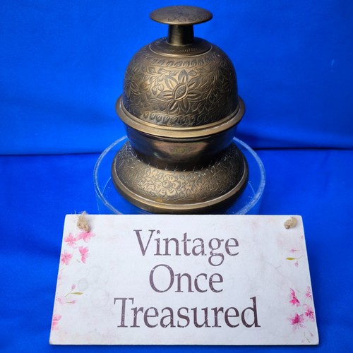 Vintage indian brass elephant - indian,