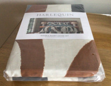 Harlequin Torillo - DOUBLE - Duvet Set Black Earth/Cornflower/Walnut RRP £95.00