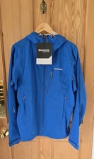 Montane Minimus Stretch Lightweight Waterproof Jacket. Blue. Medium. Tags