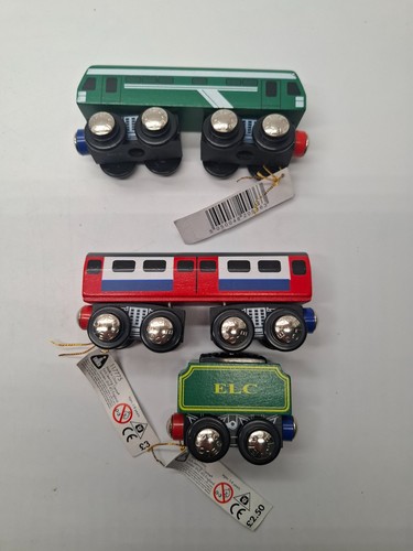 Wooden train track - elc, trains