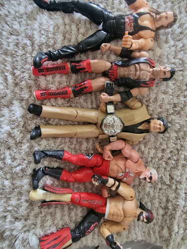 Wcw wrestling figure bundle - wrestling,