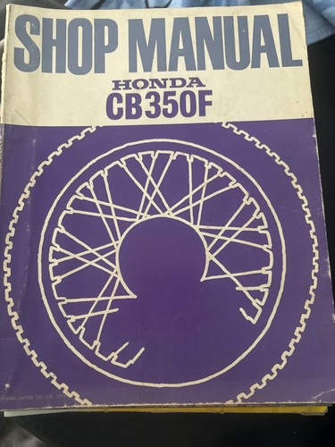 Honda cb350f shop - cb350f, manual