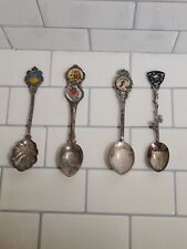 Vintage Souvenir Teaspoon Bundle X 4