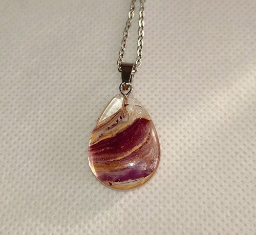 Ladies teardrop necklace - ladies,