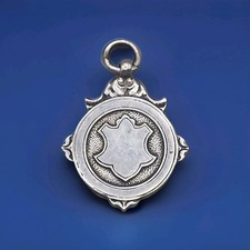 Sterling Silver Fob Medal or Pendant by William Adams Ltd 1932
