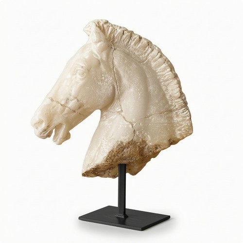 Horse head sculpture - horse,