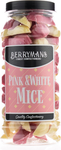 Original pink and white mice - white,