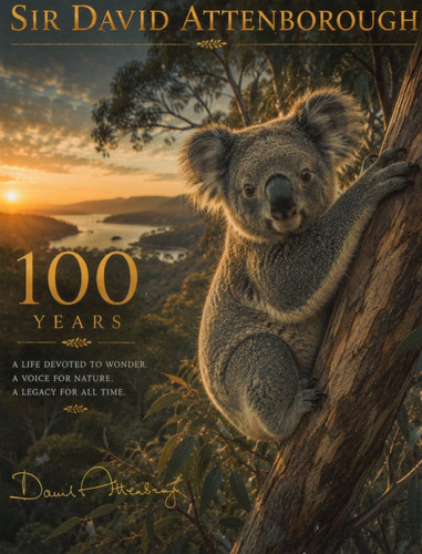 David attenborough signed - david,