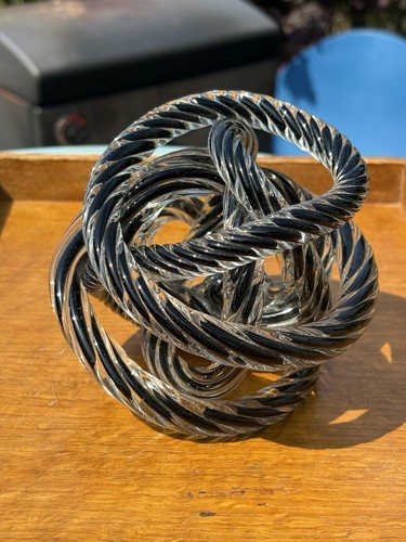 Large art glass knot - large,