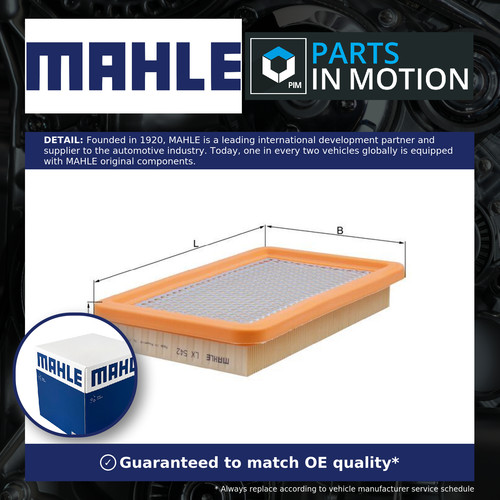 Air filter lx542 mahle - filter, 3397078