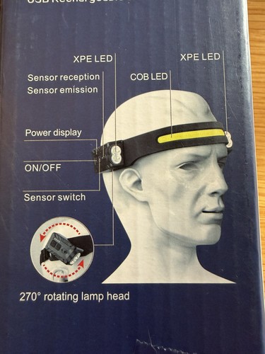 Head torch rechargeable - head,