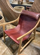 Reclined armchair easy chair - armchair,