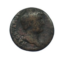 Roman Hadrian 117-138 AD Sestertius Coin #14