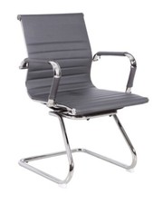 GREY Ribbed Designer Office