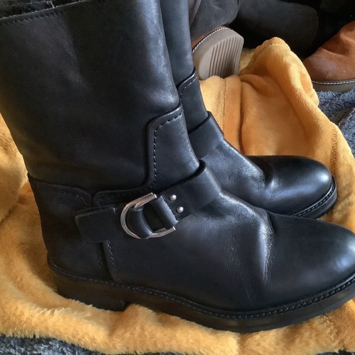 Jigsaw black leather suede - jigsaw,