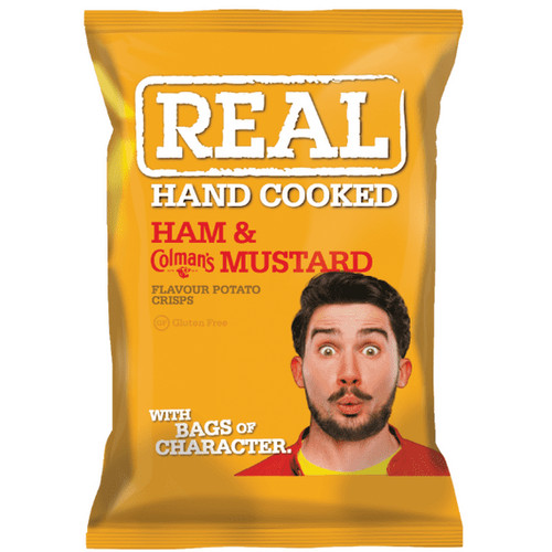 Real crisps ham - crisps,