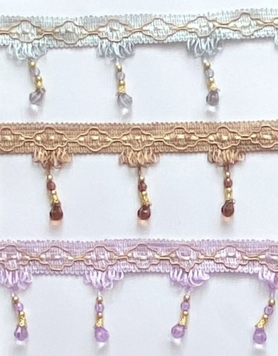Beaded tassels fringing - beaded,