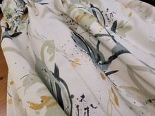 JOHN LEWIS MTM W183 X D165cm Villa Nova Artesia Pinch Pleat Curtains RRP £893