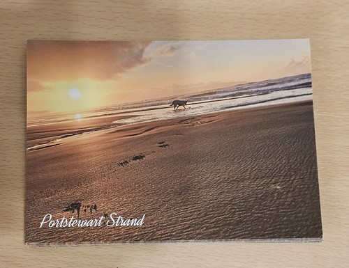 Portstewart strand postcard - strand,