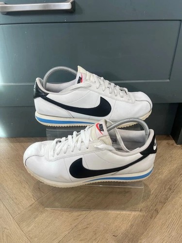Nike cortez white black blue - nike,