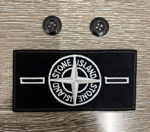 White black stone island - white/black,